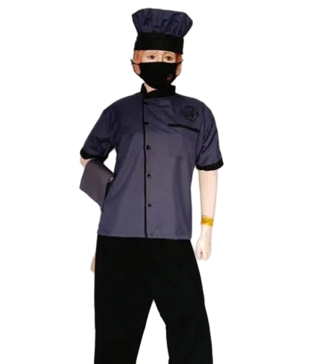 Polyester Cotton Chef Uniform Kit For Restaurant